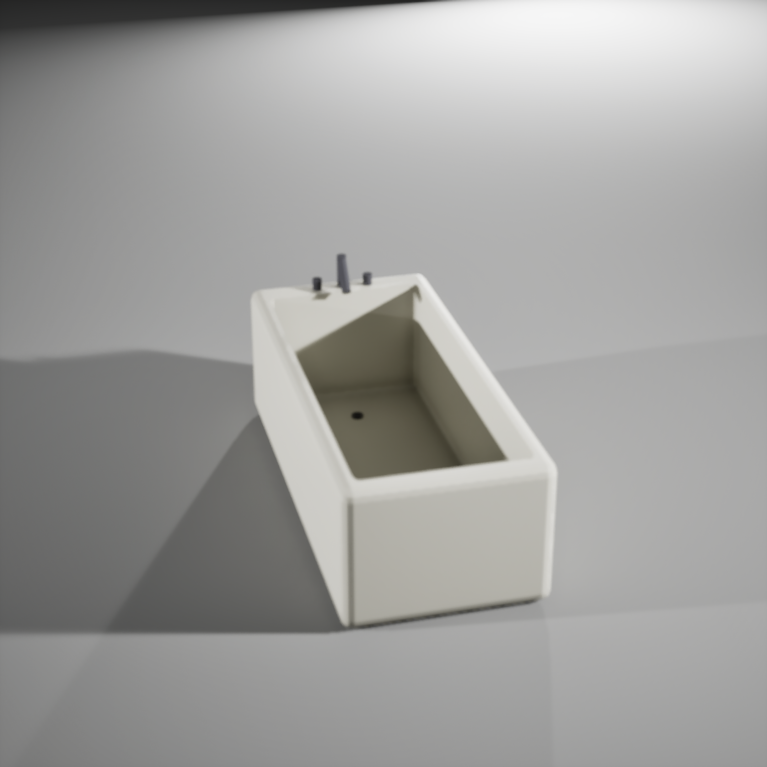 Bathtub, isolated render