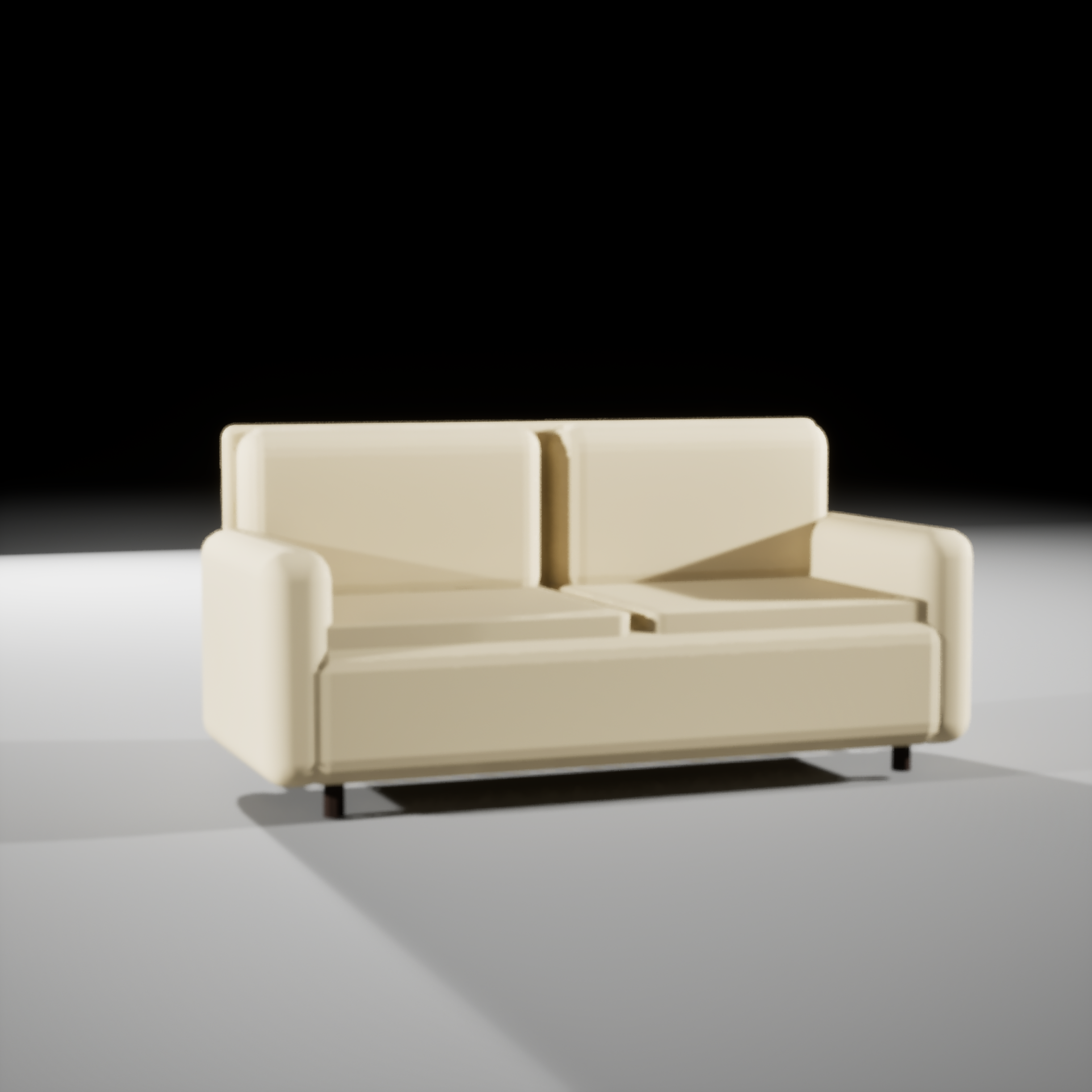 Couch, isolated render