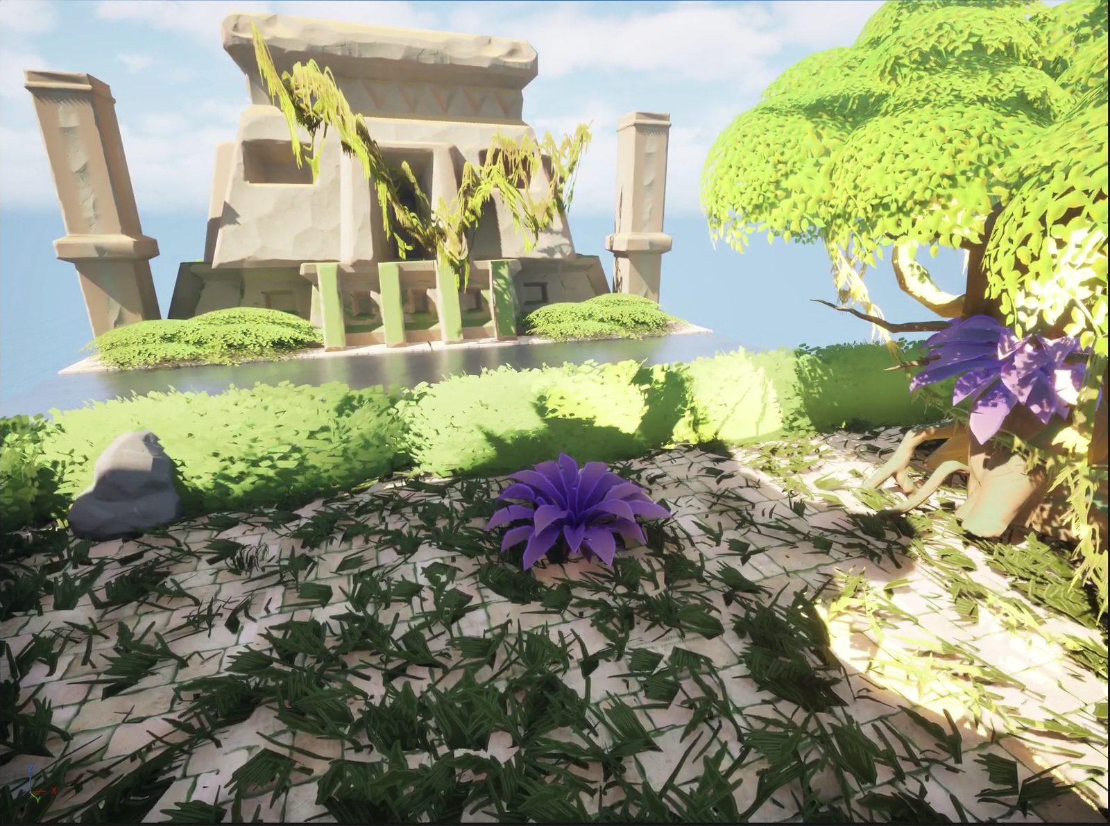 Stylized Temple hero shot