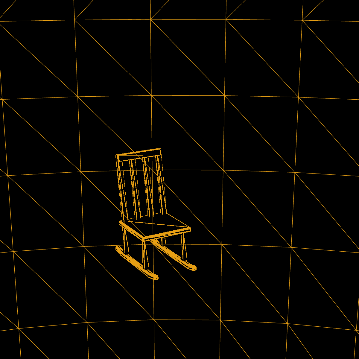Rocking Chair wireframe